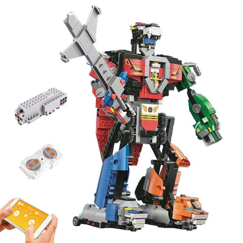 Молд KING 15037 креативные игрушки приложение RC моторизованный изменяющийся робот
