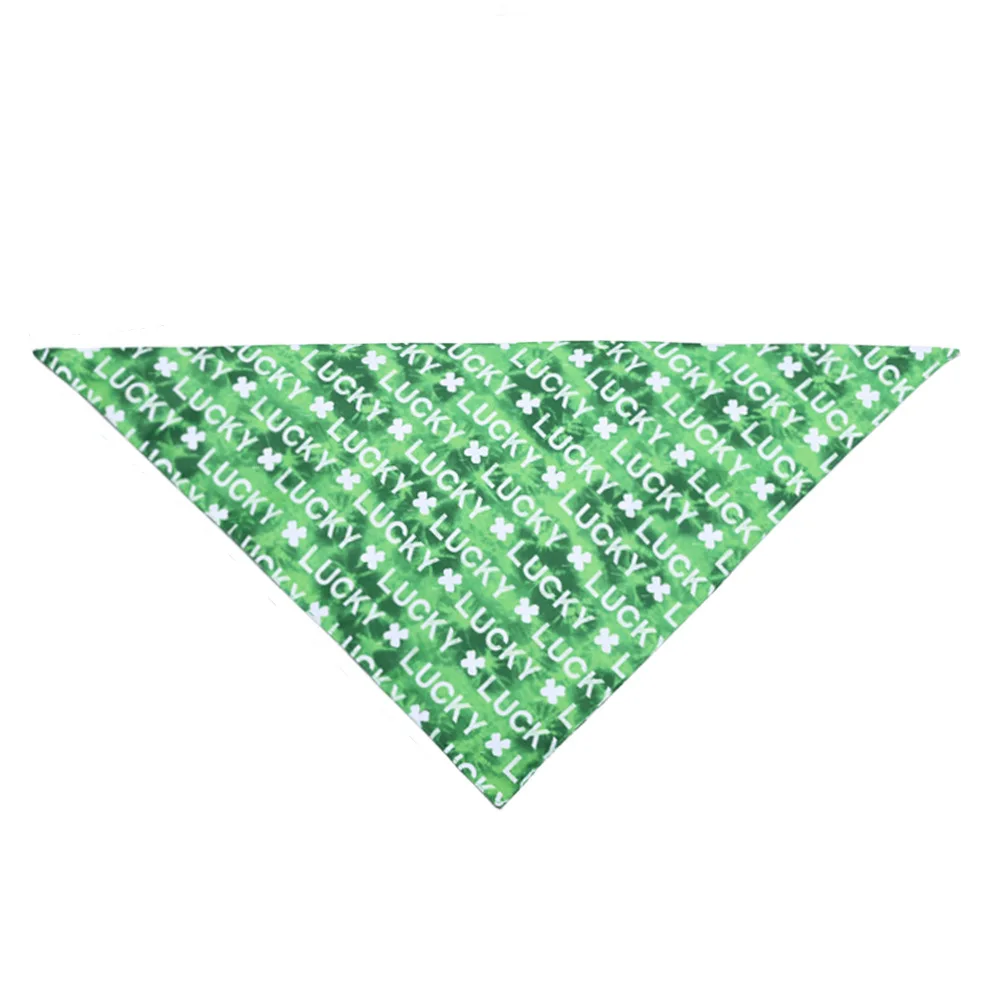 1 X бандана для кошек собак День Святого Патрика животных хлопковая шейный платок