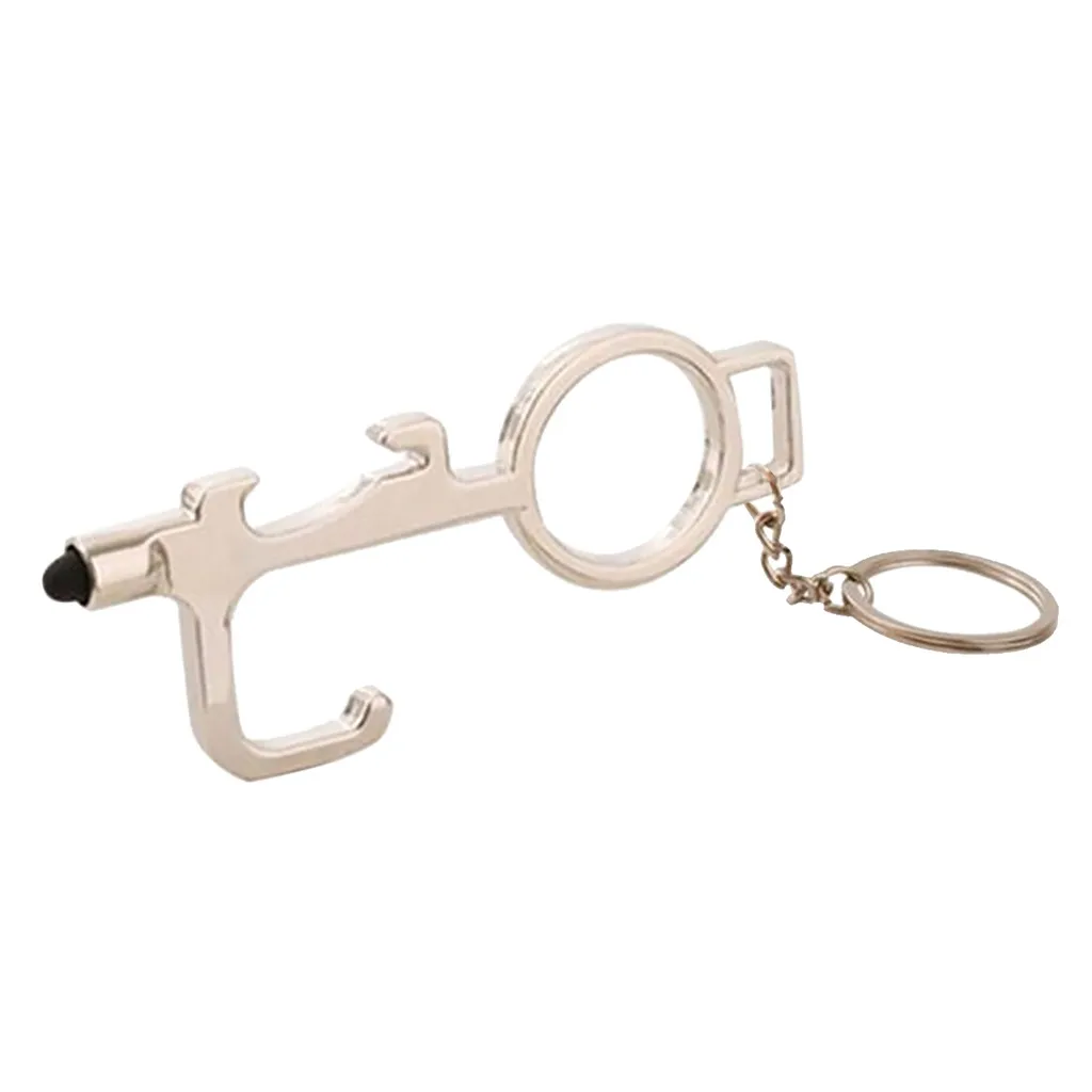 Safety Door Opener No Touch key Portable Anti-germ Elevator Button Drawer Handle Assistant safe Contactless Tool | Дом и сад