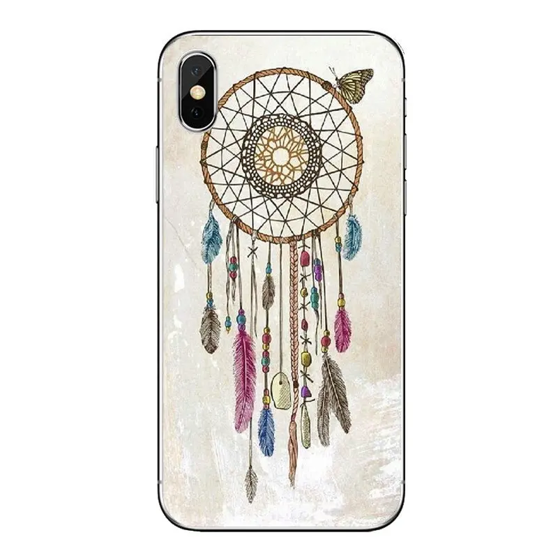 Dream Catcher Good Luck Feather Silicone Shell Case For Xiaomi Mi4 Mi5 Mi5S Mi6 Mi A1 A2 5X 6X 8 9 Lite SE Pro Max Mix 2 3 2S |