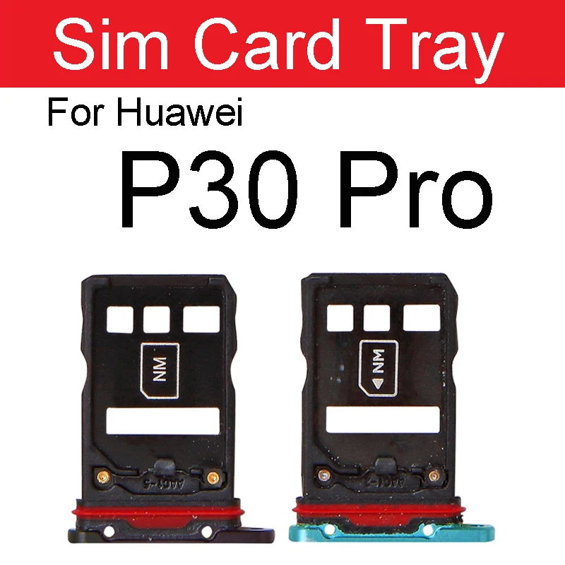 Адаптер для гнезда Micro SD/Sim-карты HuaWei P30 Pro Lite слот чтения Sim-карт разъем держатель