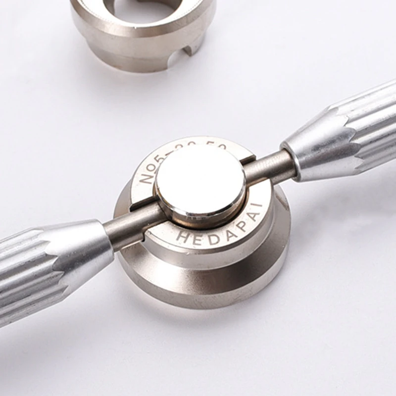 

7Pcs Professional Watch Cover Remover Wrench Set with Box Metal Back Case Opener Watch Repair Hand Tool Kit