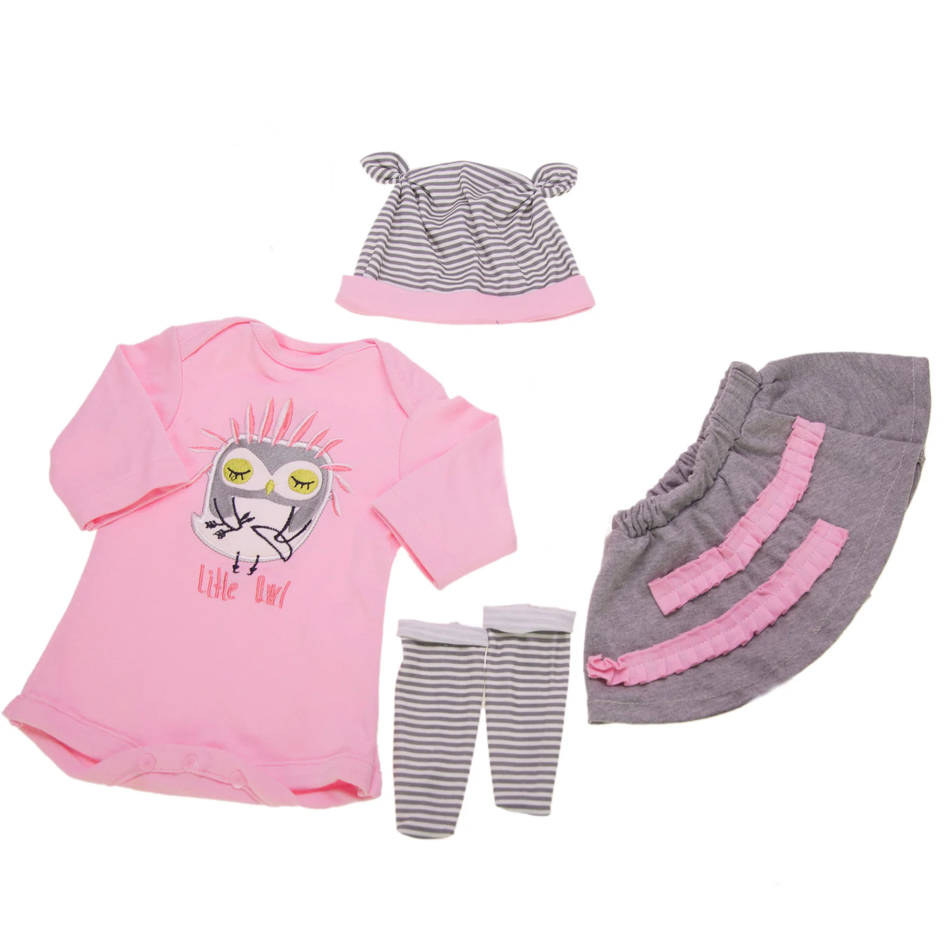 

Красивая Одежда для кукол, подходит для детей 20-24 дюйма, кукла-Реборн, игрушки для девочек, детский подарок на день рождения