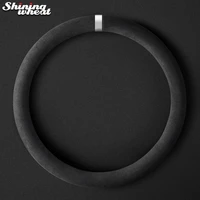 black suede steering wheel covers anti slip skidproof durable 38cm15 steering wheel cover contains 8 colored markers