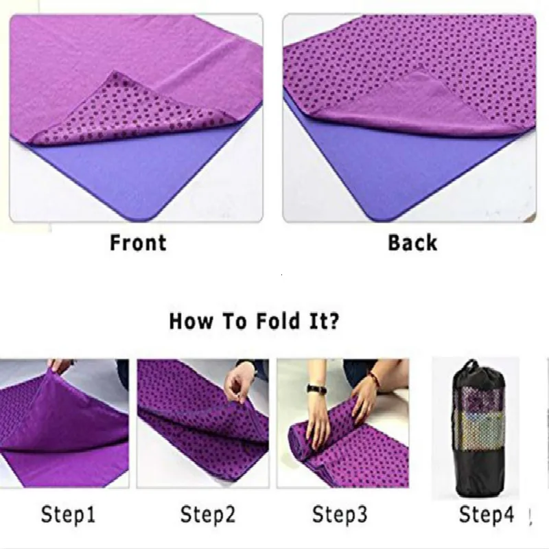 183x61 см нескользящий коврик для йоги Мягкий впитывающий пот чехол полотенце