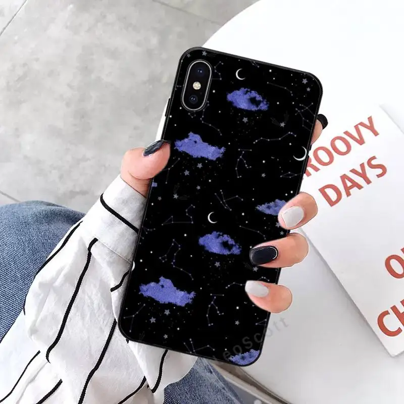 

Starry Sky Space Moons Volcanoluxury shell Phone Case for iPhone 11 12 pro XS MAX 8 7 6 6S Plus X 5S SE 2020 XR mobile cover