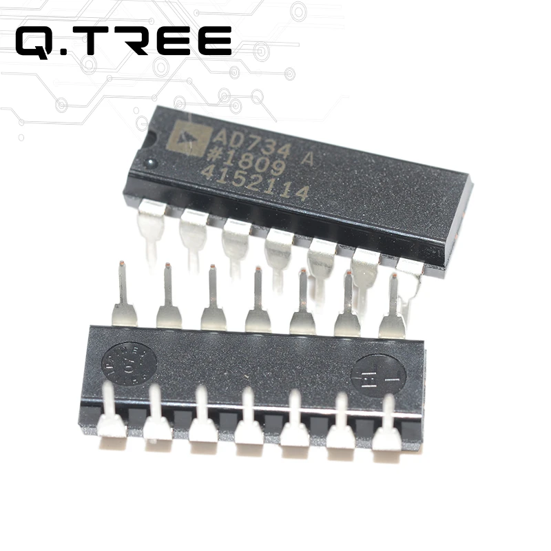 

5PCS AD734AN AD734 DIP Linear-Analog Multiplier Divider Brand New Original