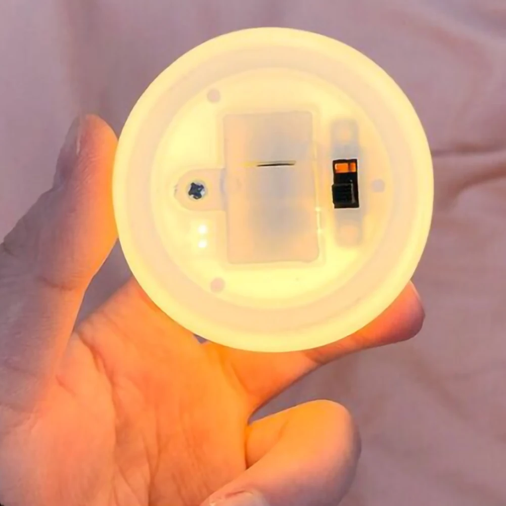 Фэнтезийный светильник с керамическим корпусом жемчужная пудра белый