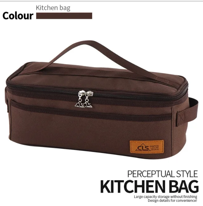 

Fashion Outdoor Portable Camping Cooker Storage Bag Camping Kitchen Cookware Storage