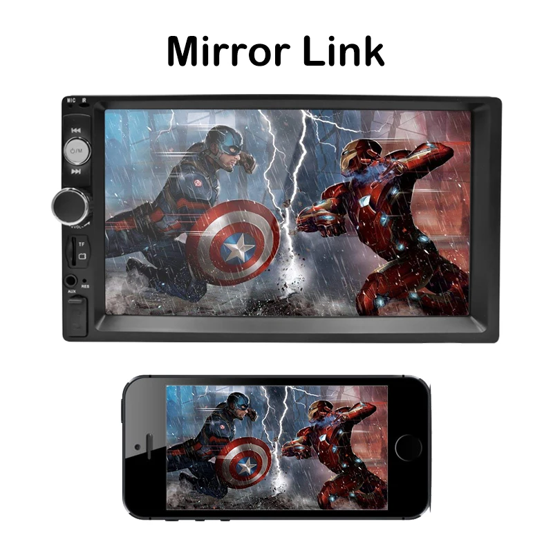 2Din Автомобильная Радио Bluetooth стерео Мультимедийный плеер авторадио MP3 MP5