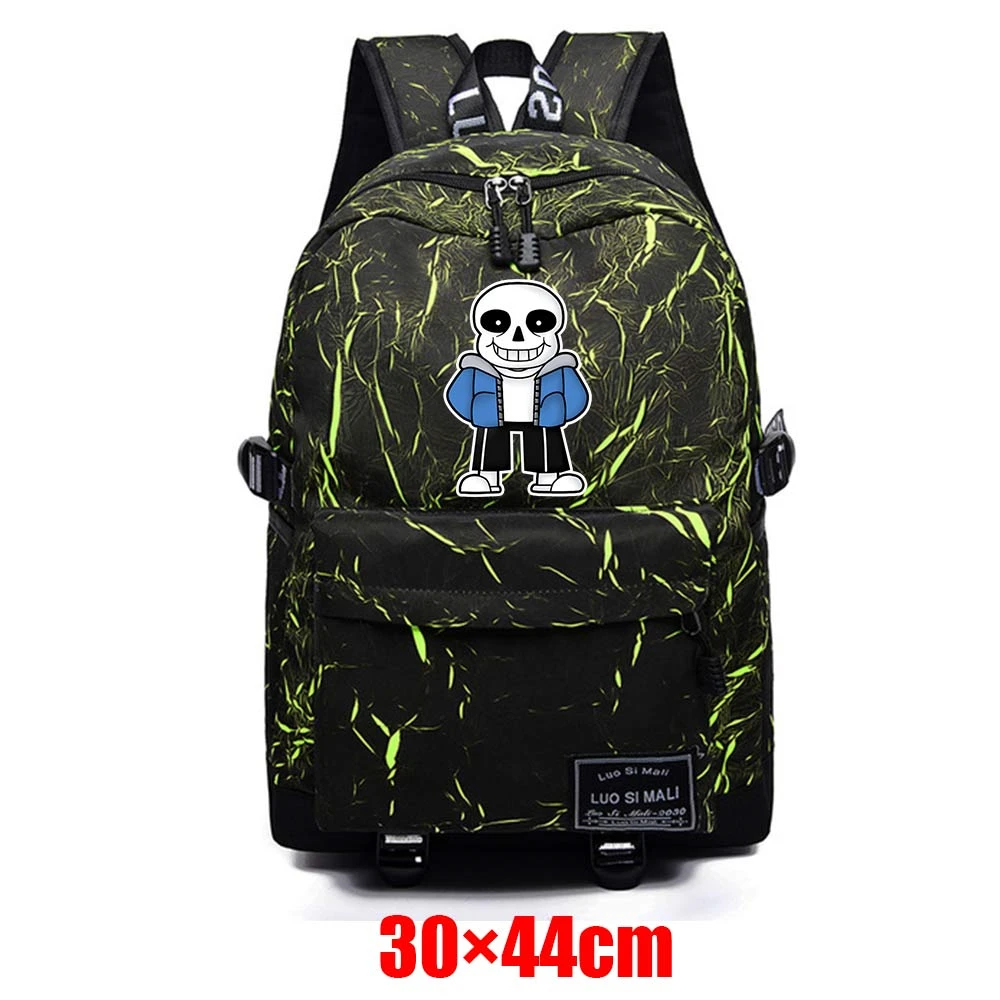 

Undertale Backpack Fabric Packsack Zipper Unisex Schoolbag Mochila Teenager High Quality Student Casual Travel Laptop Bag