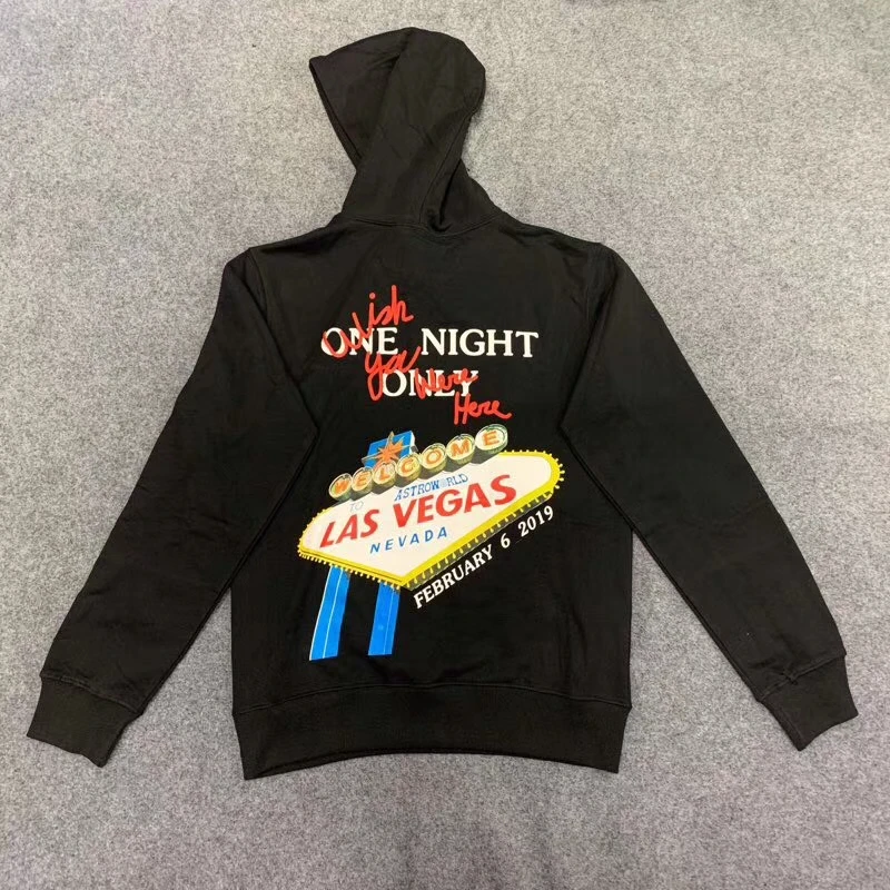 Толстовка с капюшоном принтом Fire Dice Astroworld Travis Scott Tour Vegas для женщин и мужчин 1:1