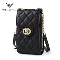 williampolo crossbody bag for women 2021 fashion designer bag genuine leather women brand luxury purse with chain girls 209172