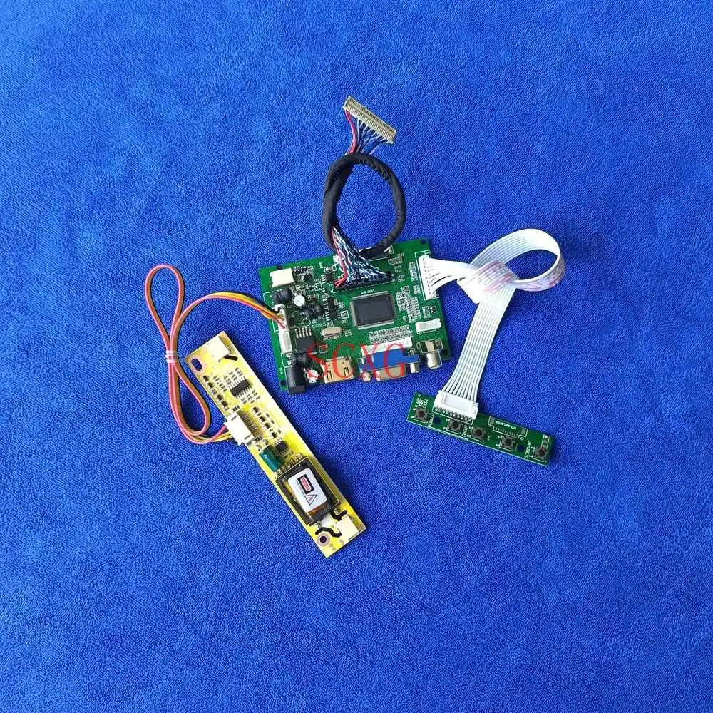 

VGA AV HDMI-compatible Fit LQ150X1LAM3/LQ150X1LAP5/LQ150X1LH5C 2CCFL Kit LVDS 30-Pin LCD Controller Drive Board Matrix 1024*768