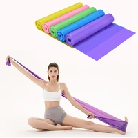 yoga exercise gym elastic band 150cm rubber pilates exercise elastic band indoor and outdoor training exercise fitness equipment