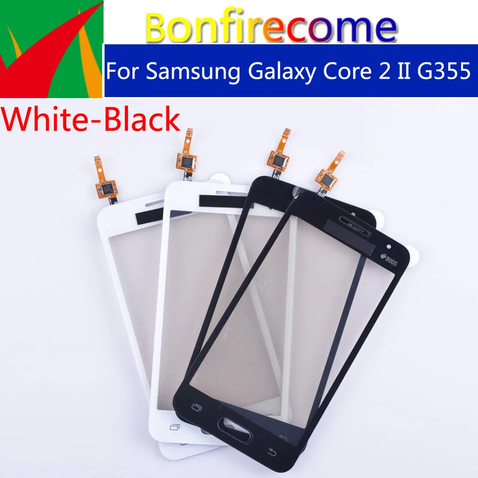 

10pcs\lot For Samsung Galaxy Duos Core 2 II SM-G355H G355H G355 G355M Touch Screen Panel Sensor Digitizer Glass Touchscreen