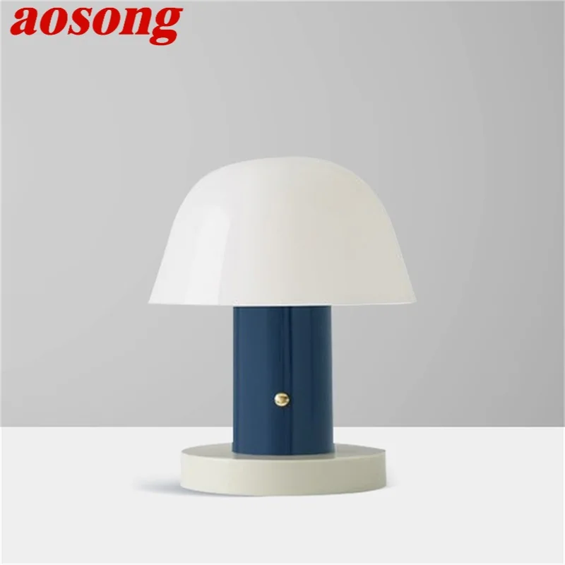 

AOSONG Nordic Simple Table Lamp Contemporary Marble Desk Light LED for Home Bedside Decoration