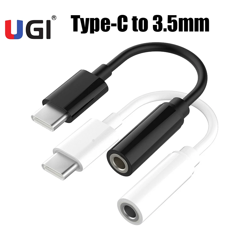 UGI Type C USB к 3 5 мм аудио кабель для наушников адаптер конвертер c-кабель Huawei Mate 10 20 P20
