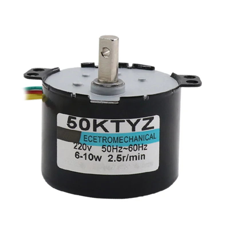 50KTYZ AC синхронный мотор 24/220 в CW/CCW мини редуктор с медленной скоростью 1 50 об/мин