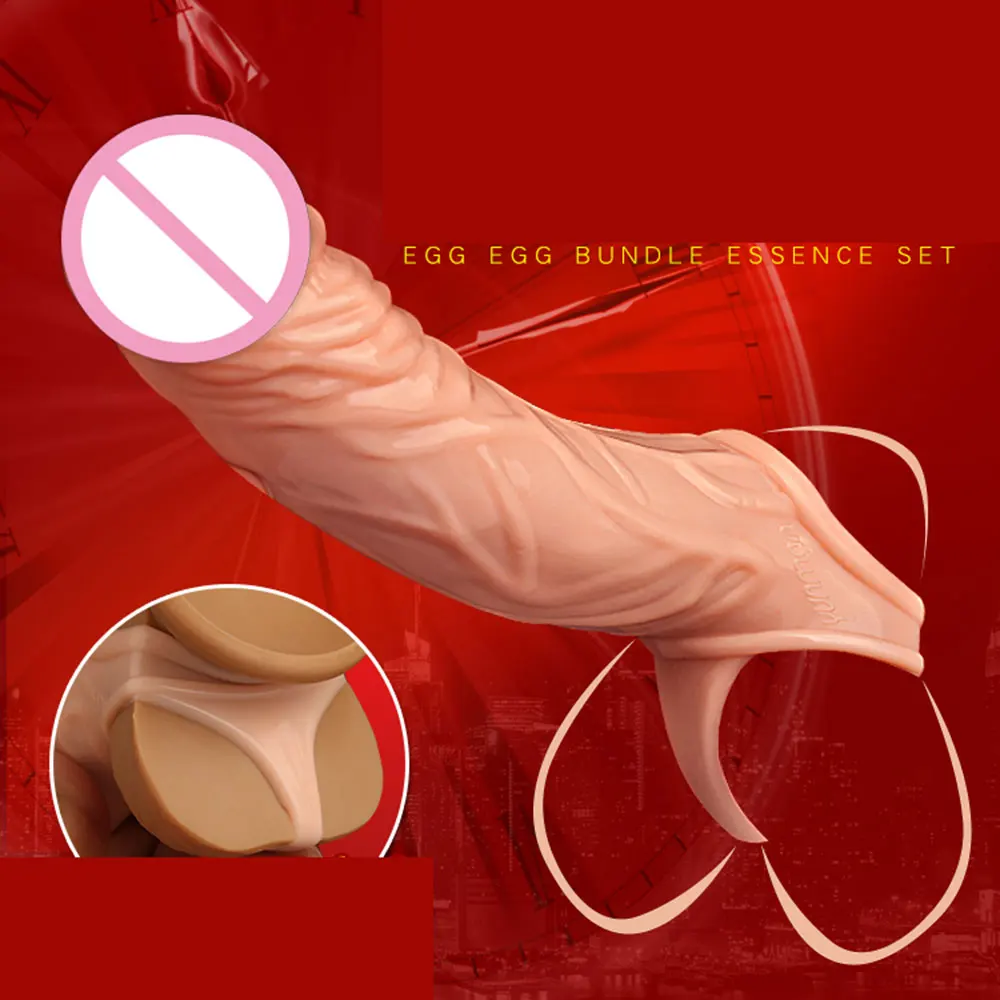 Силиконовый удлинитель для пениса Yunman многоразовые презервативы кольца