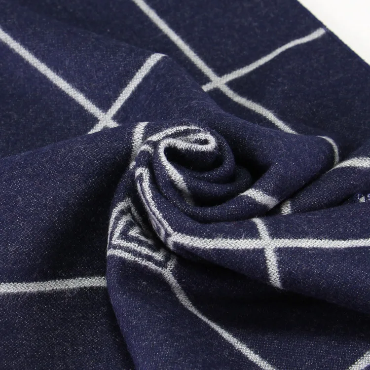 

New Design Young Men's Long Scarf Winter Plaid Striped Scarf Thickened Warm Soft Women Scarf Gift To Friends Shawl For Man