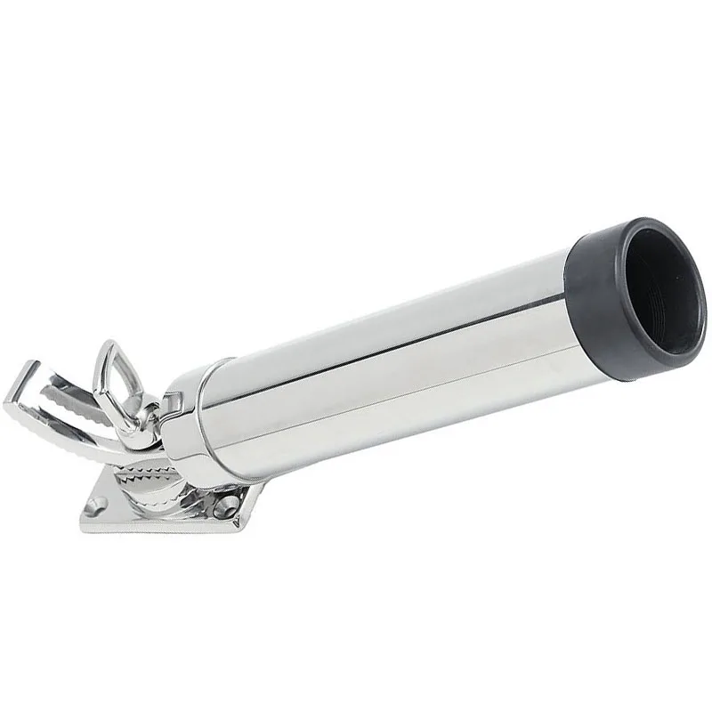 

Yacht Rod Pod Boat Accessories Marine Hot-316 Steel Rod Fishing Boat Holder Deck Mount Adjustable Removable Marine Bracket