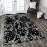 aboriginal turtles draw naidoc 2021 3d design rug non slip mat dining room living room soft bedroom carpet
