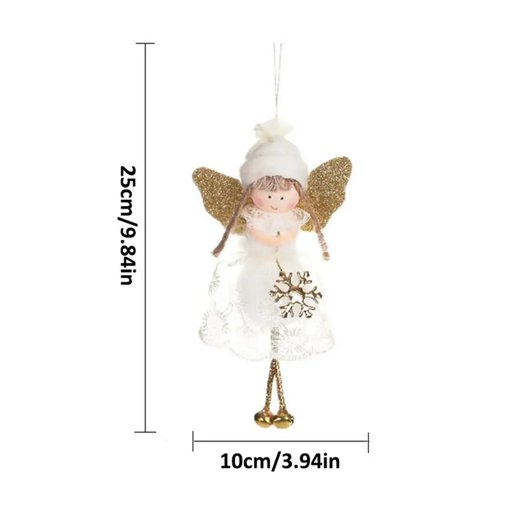 Простой Ангел кукла кулон белый прекрасный поделки на Рождество для