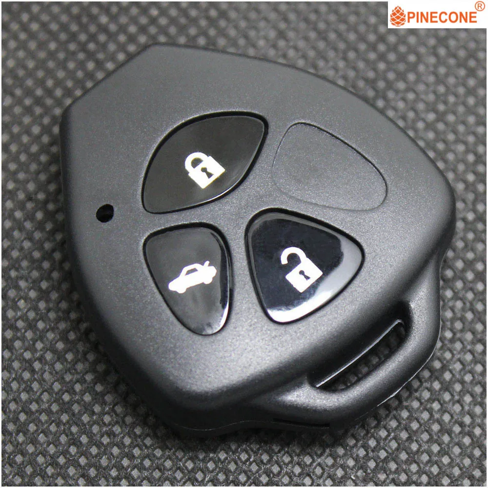 Шишка для TOYOTA CAMRY 2009 2010 2011 RAV4 2012 COROLLA Автомобильный ключ 3 кнопки не режущее лезвие