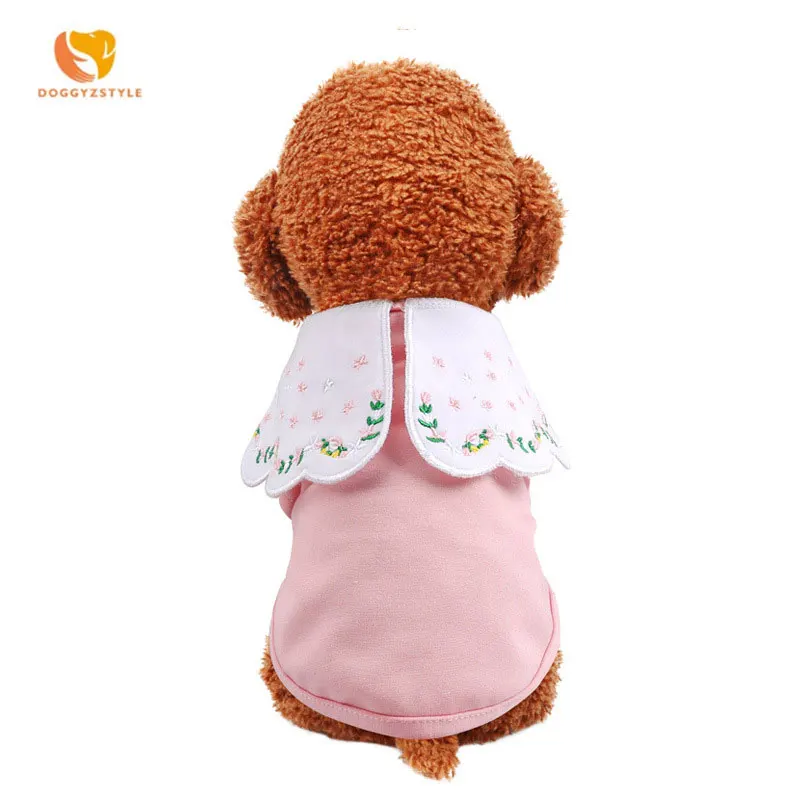 Новинка одежда для собак и кошек осенняя с двумя ногами ошейник бишоном в виде