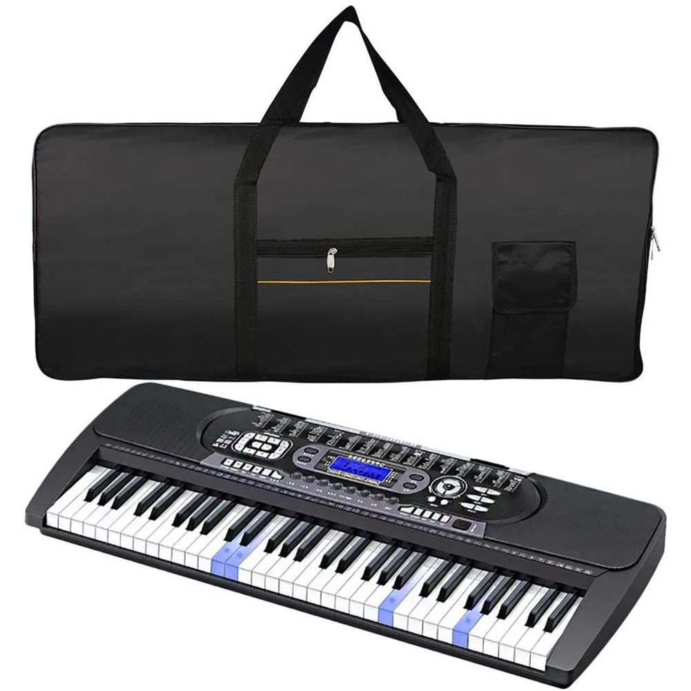 

Portable Professional 61 Keys Keyboard Bag Electric Piano Organ Padded Case Gig Oxford Cloth Electronic Keyboard Bag Accessories