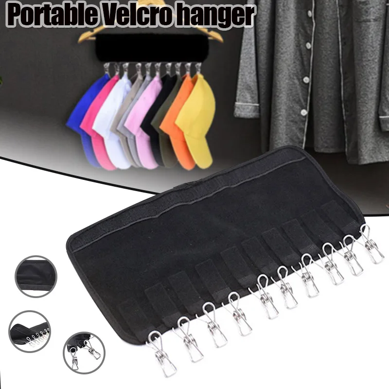 

Portable Cloth Hanger Detachable Foldable Hanger for Travel hanging Clothes and Hats I88