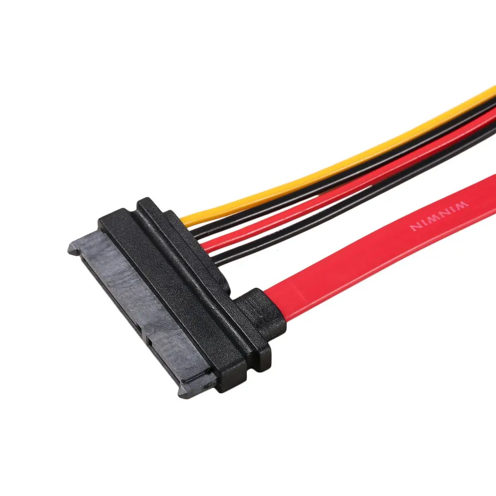 7 + 15 Pin серийный SATA данных Мощность комбо Удлинительный кабель 1 шт.