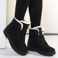 tophqws womens winter boots casual keep warm plus velvet ankle snow boot female winter platform shoes woman martin boots