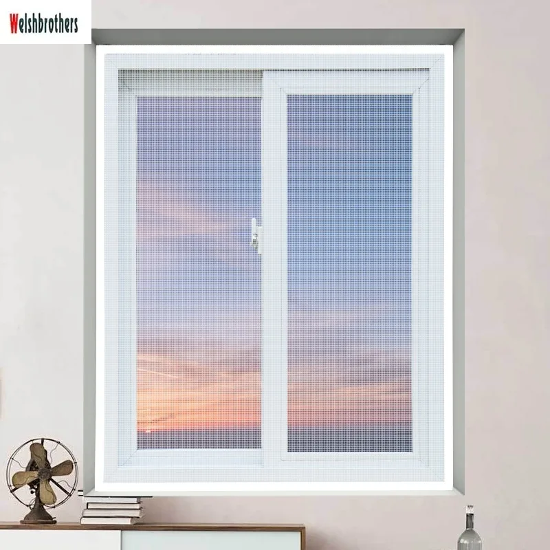 Mosquito screen, window screen, self-installed household magnet,Velcro, self-adhesive window, simple mesh invisible sand curtain
