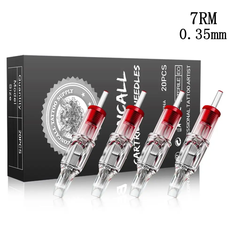 

20 шт., Одноразовые стерилизованные тату-иглы 7RM