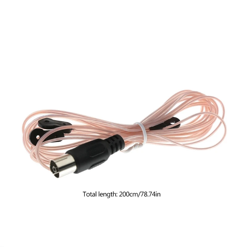 

Universal FM Dipole Antenna Cable 520-1710MHz Female Plug Connector Wire Aerial for Home Indoor FM Radio Stereo Amplifiers