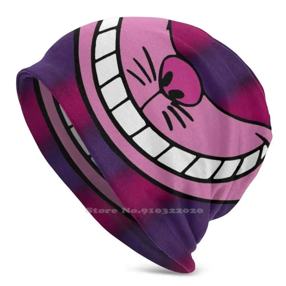 

Smile Unisex Cap Windproof Thin Hats For Men Women Child Cat Cartoon Cartoon Smile Alice In Pinl Purple Smile Animation