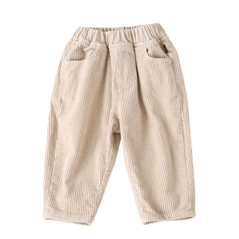

2020 autumn children's corduroy pants new Korean boys and girls casual pants baby slacks kids clothes