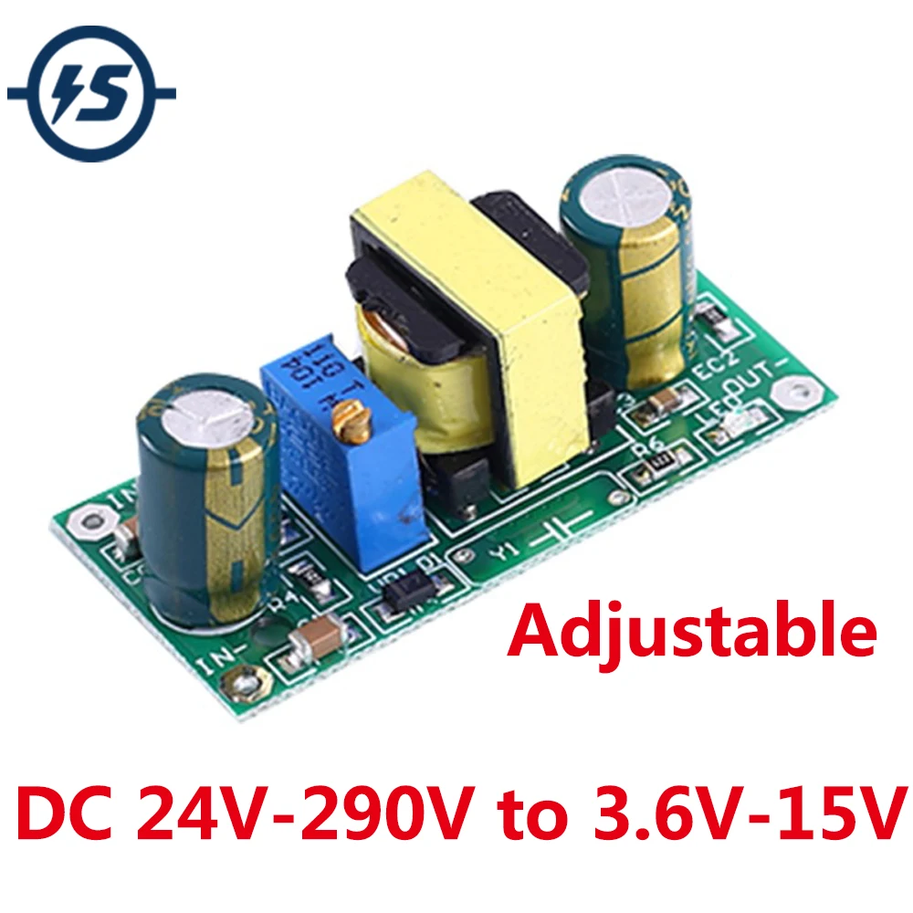 DC-DC изолированный понижающий модуль 24V-290V до 3 6 V-15V Регулируемый Напряжение