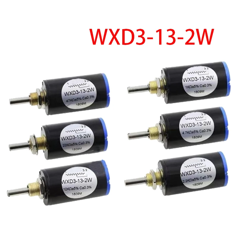 1 шт. WXD3-13-2W 100 200 220 470 680 1K 2 K 3 4 7 5 6 8 10K 22K 33K 47K 100K Ohm WXD3-13 Вт проволочный потенциометр |