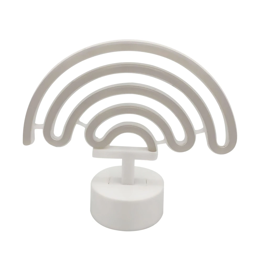 Светодиодный неоновый светильник настенный вывеска s радужная модель цветная