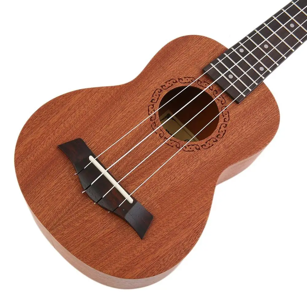 Хит продаж 21 дюйм акустическое электрическое Укулеле сопрано гитара 4 струны