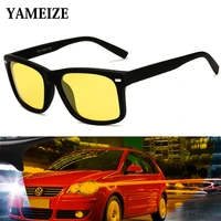 yameize night vision anti glare goggles men women polarized driving sunglasses unisex car drivers safety sun glasses