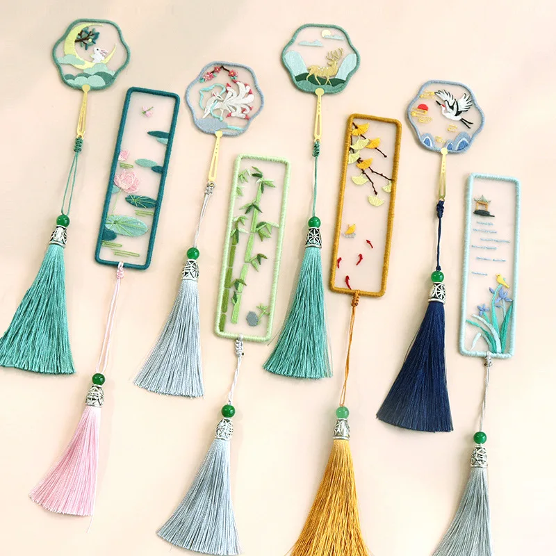 Женский брелок сделай сам с вышивкой набор ручной работы для милых пар рукоделие