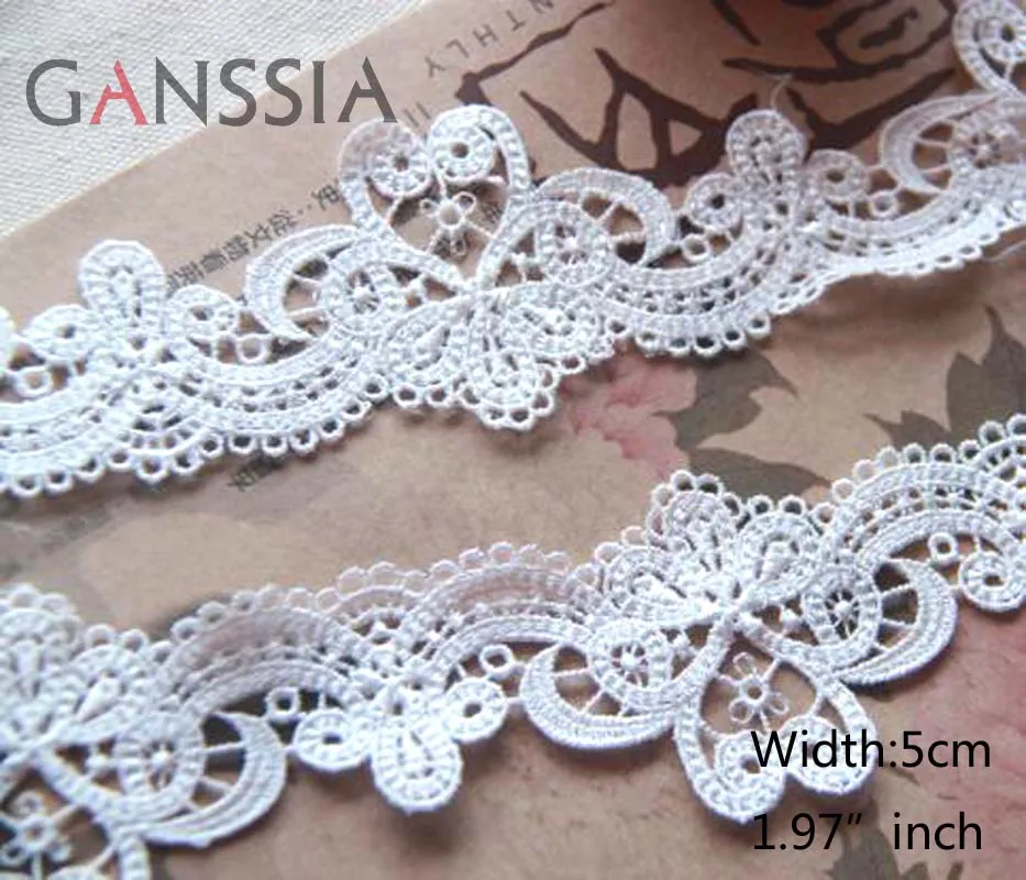 

1 ярд, ширина: 5,0 см, дизайнерское кружево для украшения двора, отделка для одежды, полиэфирное химическое кружево, аксессуары для шитья (приблизительно)