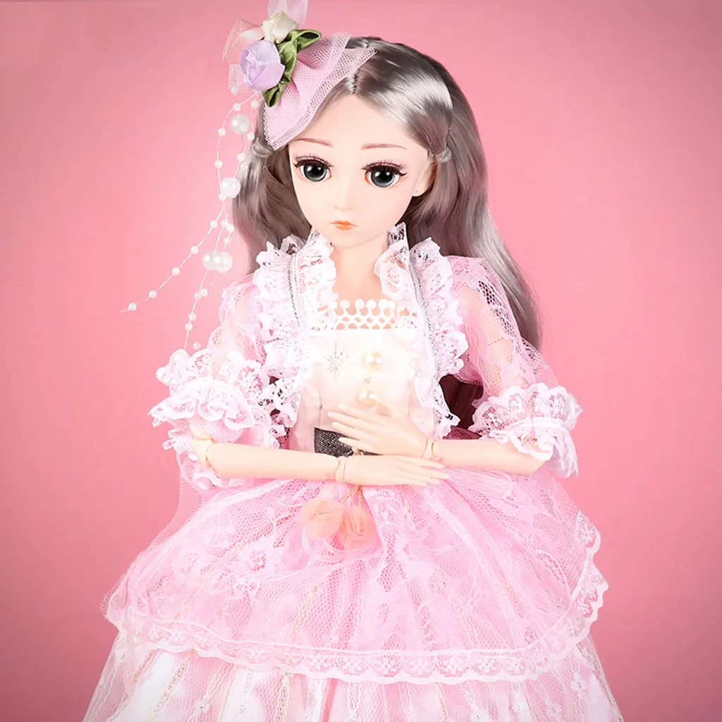 Модная Кукла для девочек имитация суставов 3D кукла подарок мягкое тело девочки