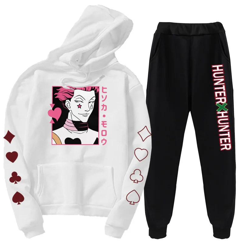 Новинка Свитшот Hunter X Hisoka спортивные штаны комплект из двух предметов для мужчин