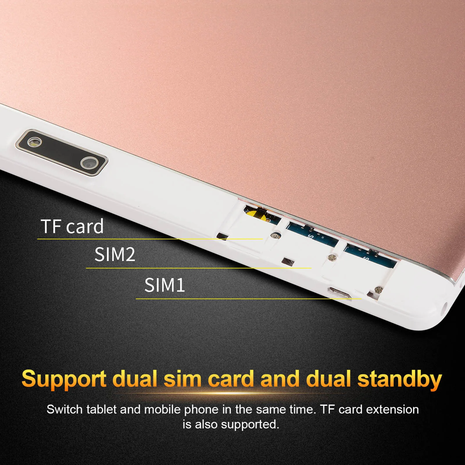 

US 2020 Android 7.0 WiFi Tablet Dual HDCamera Capacitive Screen 16MP Rear Camera 16GB 4800Mah Battery MTK6582 Quad-Core Tablet