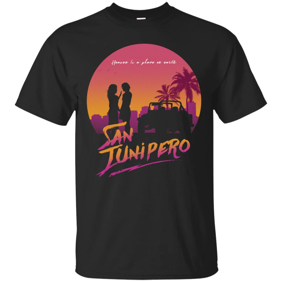 Мужская футболка с принтом хлопковая небеса место на земле женская коротким